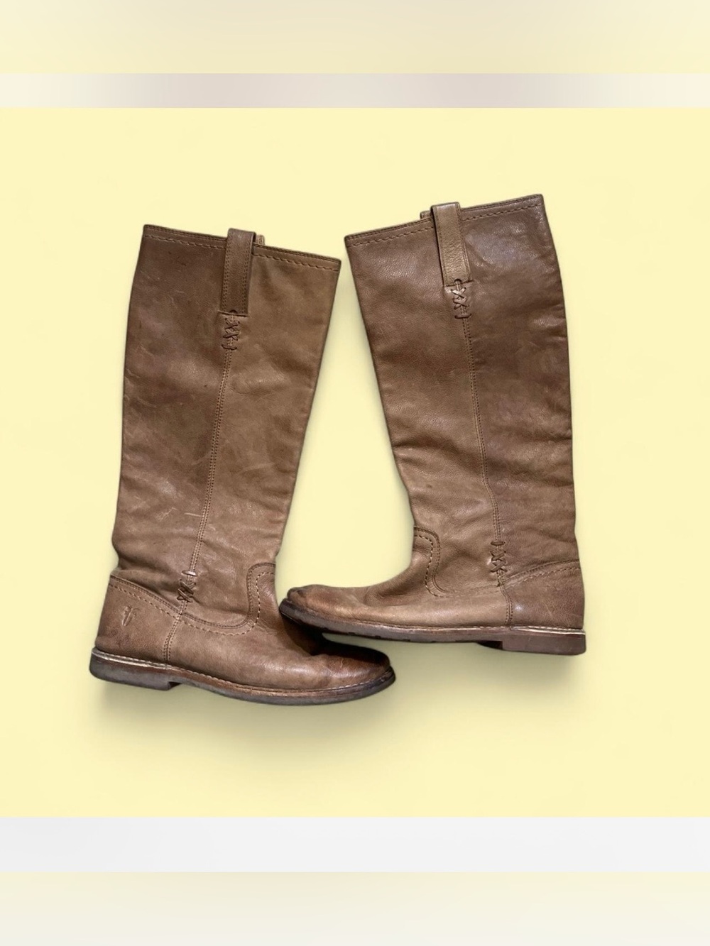 Vintage Frye Brown Leather Women's Boots